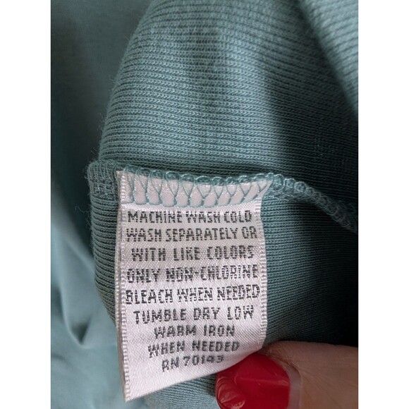 Hastings & Smith Womens Top Size 3X Green Pull Over Long Sleeve V Neck Knit - Picture 8 of 8